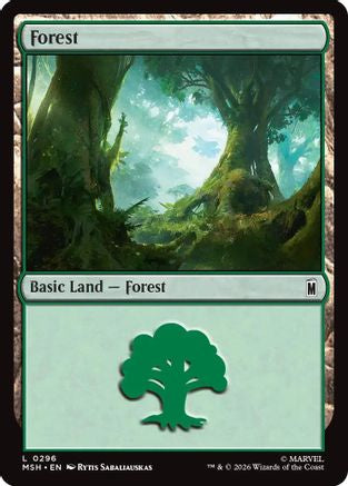 Forest (0296) (MSH-296) - [Marvel Super Heroes] Foil