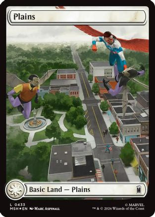 Plains (0433) (Surge Foil) (MSH-433) - [Marvel Super Heroes] Foil