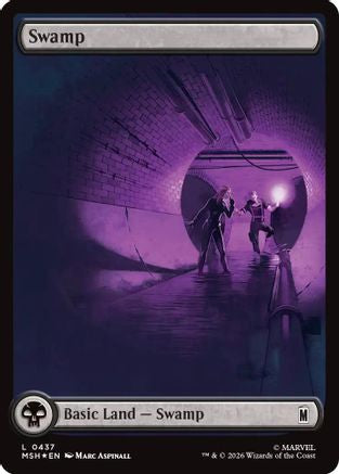 Swamp (0437) (Surge Foil) (MSH-437) - [Marvel Super Heroes] Foil