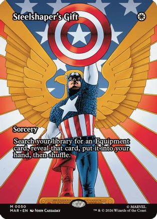 Steelshaper's Gift (Borderless) (MAR-050) - [Marvel Universe Eternal-Legal]