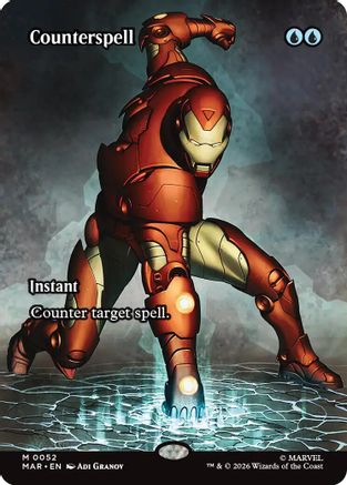 Counterspell (Borderless) (0052) (MAR-052) - [Marvel Universe Eternal-Legal] Foil