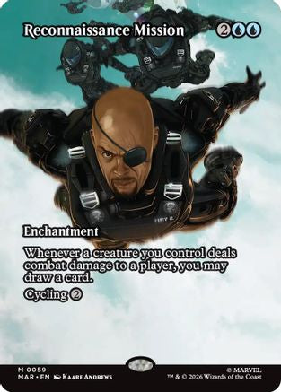 Reconnaissance Mission (Borderless) (MAR-059) - [Marvel Universe Eternal-Legal]