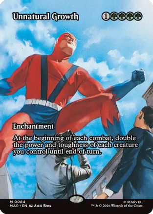 Unnatural Growth (Borderless) (MAR-084) - [Marvel Universe Eternal-Legal]