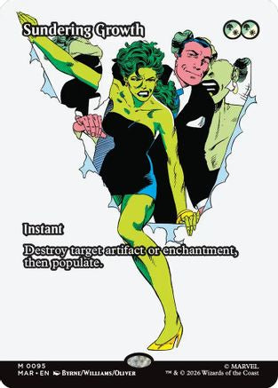 Sundering Growth (Borderless) (MAR-095) - [Marvel Universe Eternal-Legal]