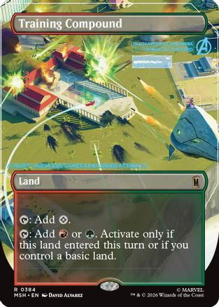Training Compound (Borderless) (MSH-384) - [Marvel Super Heroes]