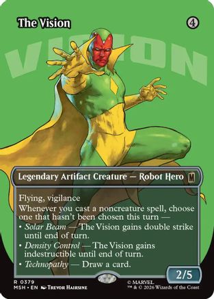 The Vision (Borderless) (MSH-379) - [Marvel Super Heroes] Foil