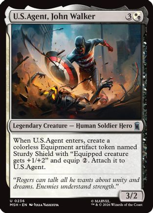 U.S.Agent, John Walker (MSH-236) - [Marvel Super Heroes]