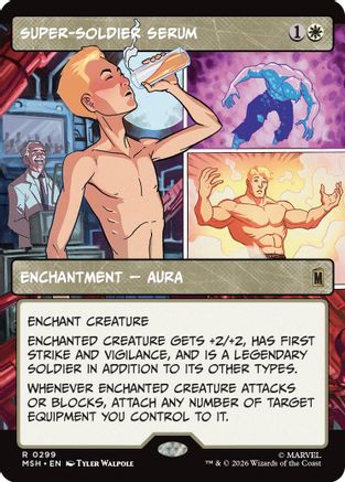 Super-Soldier Serum (Borderless) (MSH-299) - [Marvel Super Heroes] Foil