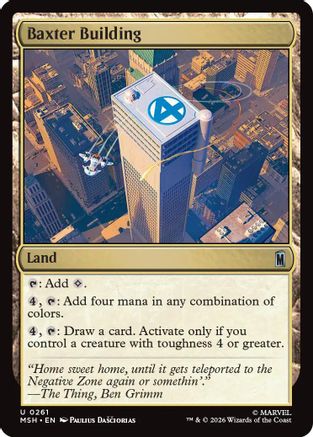 Baxter Building (MSH-261) - [Marvel Super Heroes] Foil