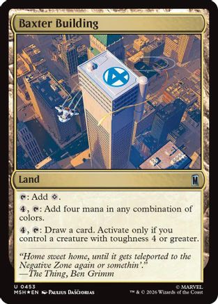 Baxter Building (Surge Foil) (MSH-453) - [Marvel Super Heroes] Foil