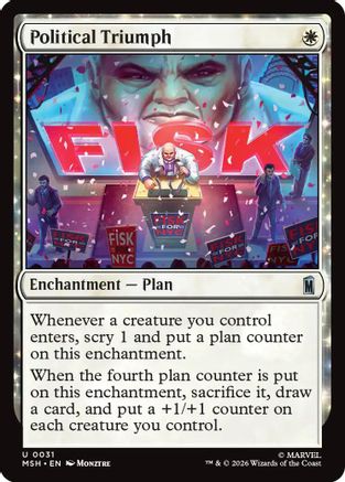 Political Triumph (MSH-031) - [Marvel Super Heroes] Foil