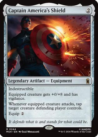 Captain America's Shield (MSH-244) - [Marvel Super Heroes]