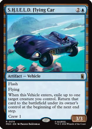 S.H.I.E.L.D. Flying Car (MSH-074) - [Marvel Super Heroes] Foil