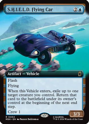 S.H.I.E.L.D. Flying Car (Extended Art) (MSH-404) - [Marvel Super Heroes] Foil