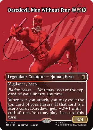 Daredevil, Man Without Fear (Borderless) (0372) (MSH-372) - [Marvel Super Heroes]