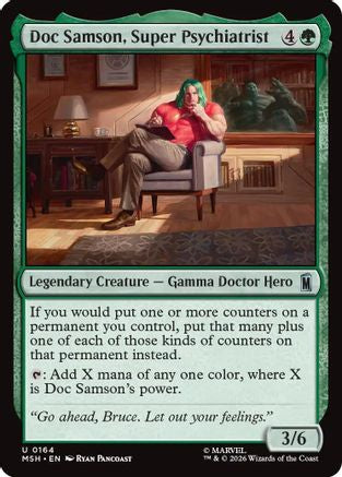 Doc Samson, Super Psychiatrist (MSH-164) - [Marvel Super Heroes] Foil