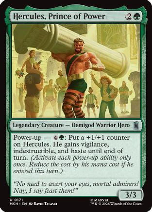 Hercules, Prince of Power (MSH-171) - [Marvel Super Heroes]