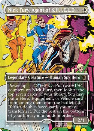 Nick Fury, Agent of S.H.I.E.L.D. (Borderless) (MSH-314) - [Marvel Super Heroes] Foil
