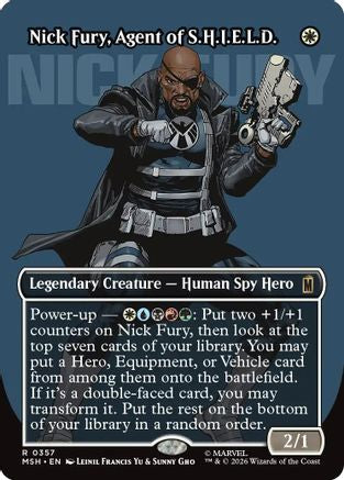 Nick Fury, Agent of S.H.I.E.L.D. (Borderless) (0357) (MSH-357) - [Marvel Super Heroes]