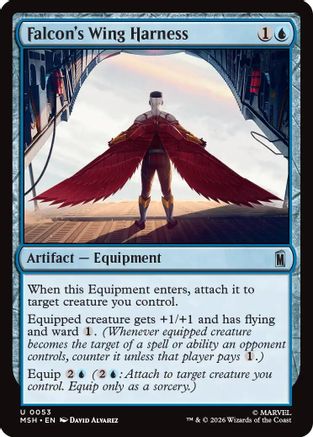 Falcon's Wing Harness (MSH-053) - [Marvel Super Heroes] Foil