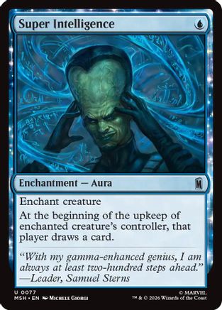Super Intelligence (MSH-077) - [Marvel Super Heroes] Foil