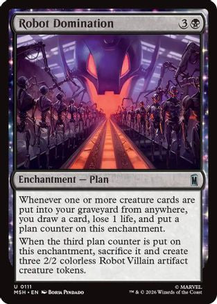 Robot Domination (MSH-111) - [Marvel Super Heroes] Foil
