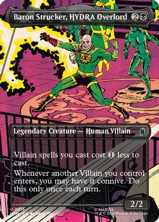 Baron Strucker, HYDRA Overlord (Borderless) (0315) (MSH-315) - [Marvel Super Heroes]