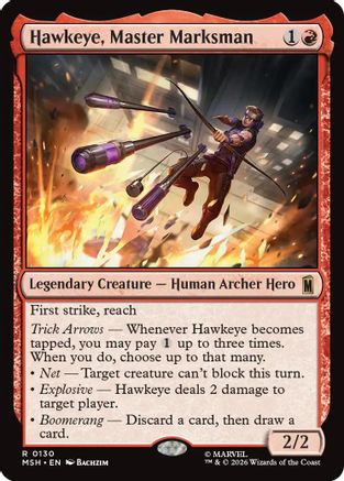 Hawkeye, Master Marksman (MSH-130) - [Marvel Super Heroes] Foil