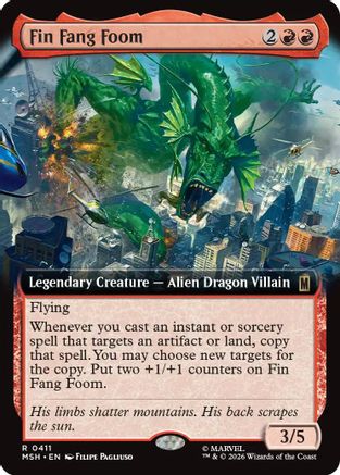 Fin Fang Foom (Extended Art) (MSH-411) - [Marvel Super Heroes]