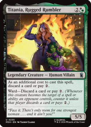 Titania, Rugged Rumbler (MSH-235) - [Marvel Super Heroes] Foil