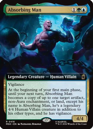 Absorbing Man (Extended Art) (MSH-416) - [Marvel Super Heroes] Foil