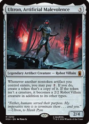 Ultron, Artificial Malevolence (MSH-252) - [Marvel Super Heroes]