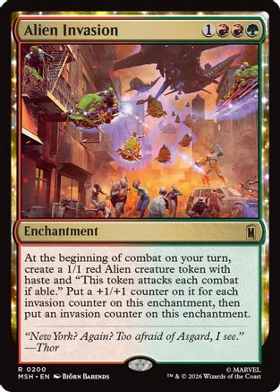 Alien Invasion (MSH-200) - [Marvel Super Heroes] Foil