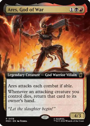 Ares, God of War (Extended Art) (MSH-418) - [Marvel Super Heroes]