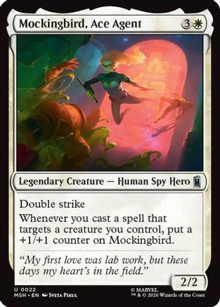 Mockingbird, Ace Agent (MSH-022) - [Marvel Super Heroes]
