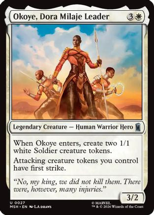 Okoye, Dora Milaje Leader (MSH-027) - [Marvel Super Heroes] Foil