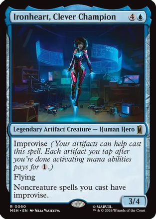 Ironheart, Clever Champion (MSH-060) - [Marvel Super Heroes] Foil