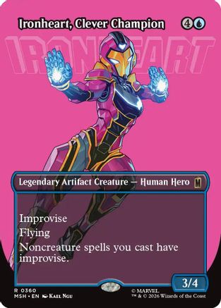 Ironheart, Clever Champion (Borderless) (MSH-360) - [Marvel Super Heroes]
