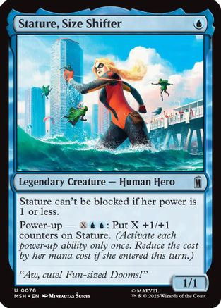Stature, Size Shifter (MSH-078) - [Marvel Super Heroes] Foil