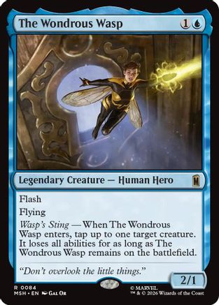 The Wondrous Wasp (MSH-084) - [Marvel Super Heroes] Foil