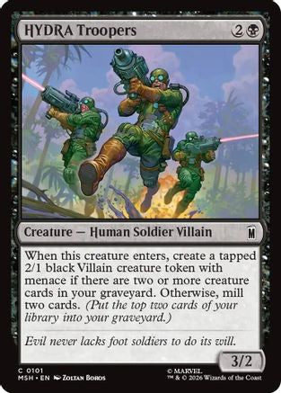 HYDRA Troopers (MSH-101) - [Marvel Super Heroes] Foil