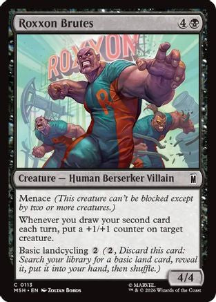 Roxxon Brutes (MSH-113) - [Marvel Super Heroes] Foil