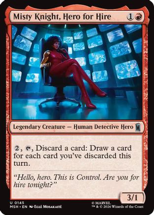 Misty Knight, Hero for Hire (MSH-145) - [Marvel Super Heroes]