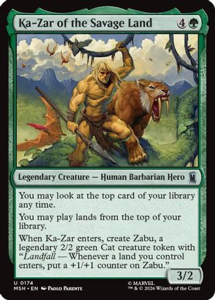 Ka-Zar of the Savage Land (MSH-174) - [Marvel Super Heroes] Foil