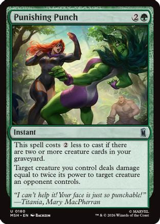 Punishing Punch (MSH-180) - [Marvel Super Heroes] Foil