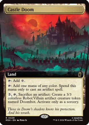 Castle Doom (Extended Art) (MSH-429) - [Marvel Super Heroes]