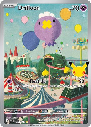 Drifloon (136) [ME 30th Celebration] Holofoil