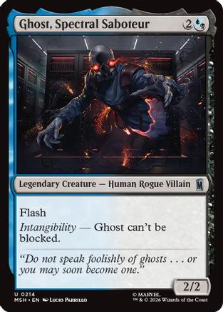 Ghost, Spectral Saboteur (MSH-214) - [Marvel Super Heroes]