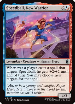 Speedball, New Warrior (MSH-227) - [Marvel Super Heroes]