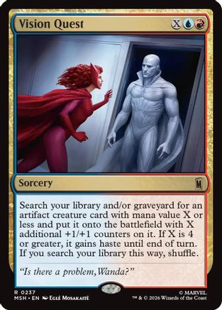 Vision Quest (MSH-237) - [Marvel Super Heroes] Foil